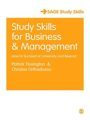 cover image of Study Skills for Business and Management